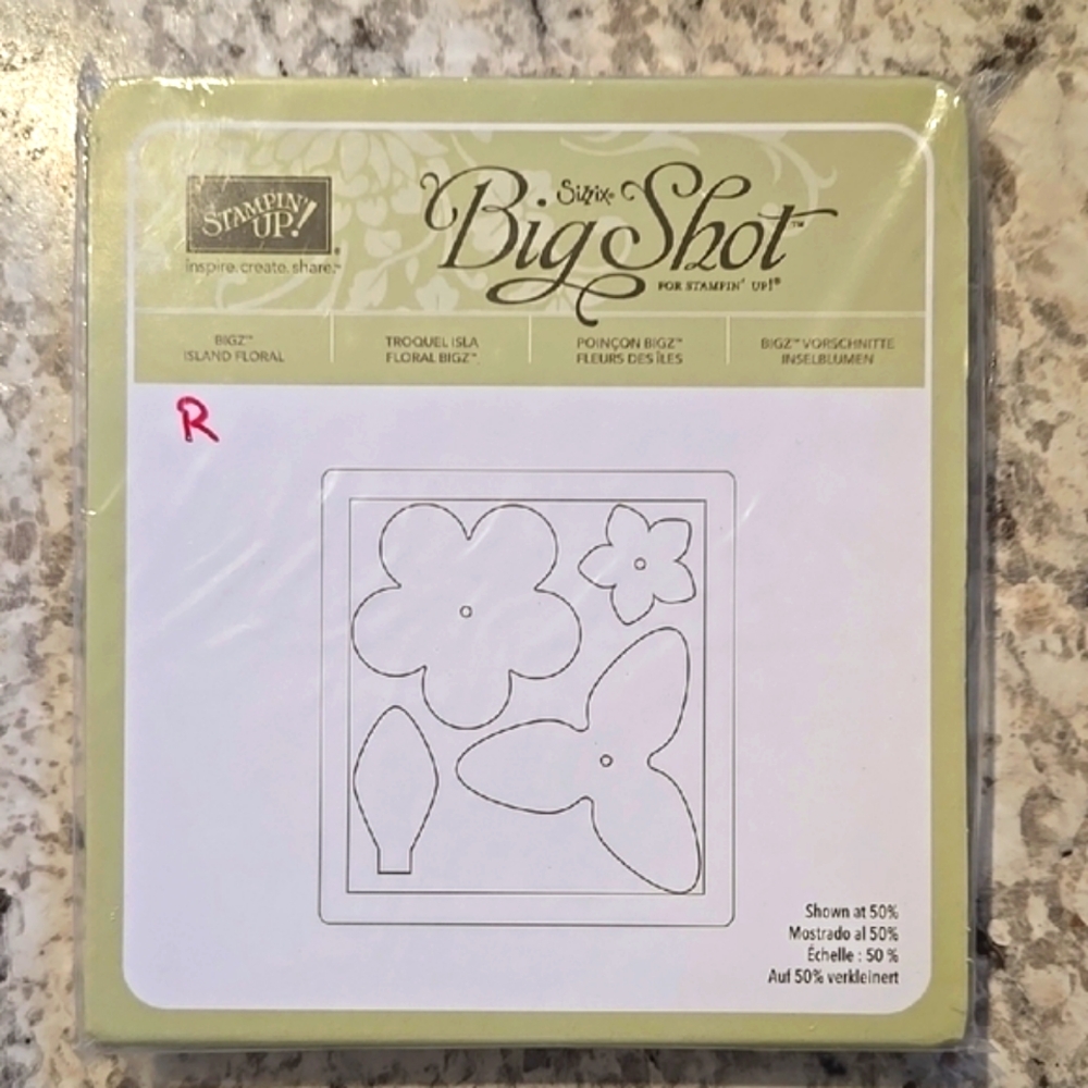 New Stampin' Up! Sizzix Bigz Island Floral Die Set